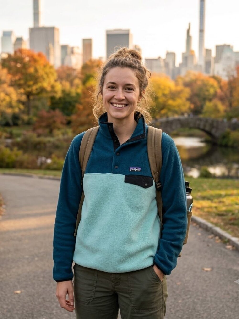 EUC Patagonia Teal Aquamarine Lightweight Synchilla Snap T Fleece Pullover